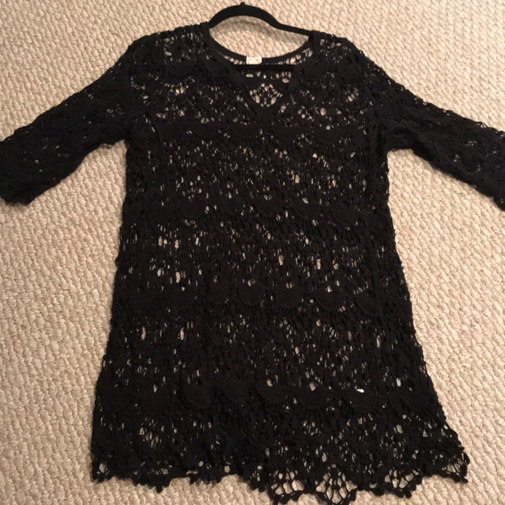 Surf gypsy crochet cover up